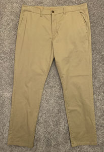 NWT$75 Weatherproof Vintage Mens Slim Fit Stretch Khaki Chino Pants Size 38 x 32